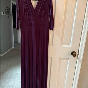 Elegant Tiffany Rose Maternity Purple Women's Dress